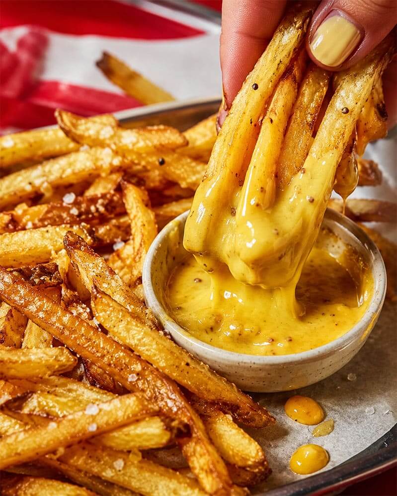 Papas con Honey Mustard Kansas